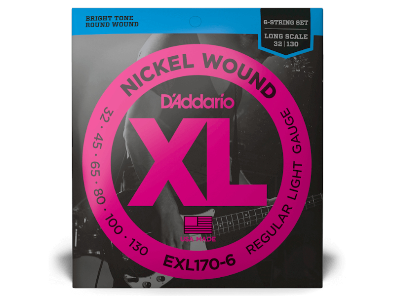 DAddario EXL170-6 nikkel 32-130 (6-húros) | hangszerdiszkont.hu