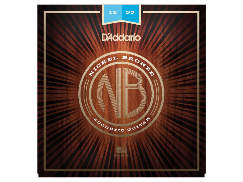 DAddario NB1253 Nickel Bronze akusztikus gitárhúr 12-53 | hangszerdiszkont.hu